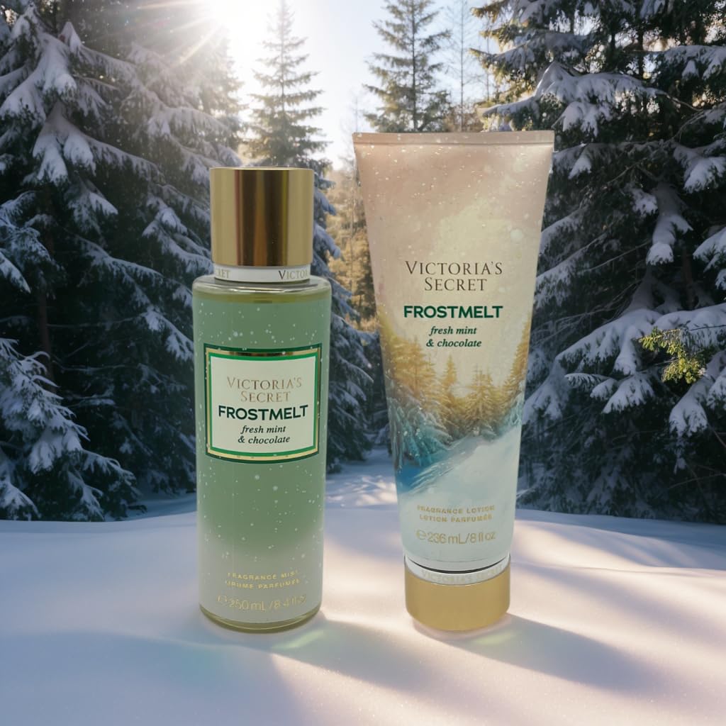 Victoria's Secret FROSTMELT Fragrance Mist & Lotion 2pc bundle for Women - Full Size