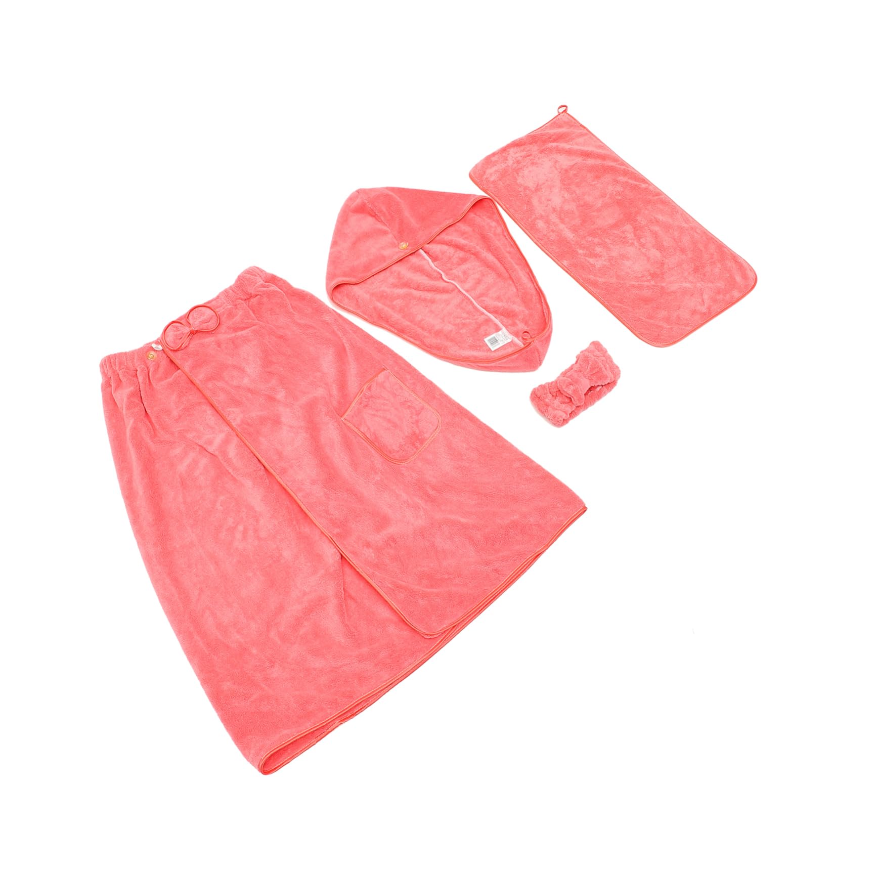 Bandeau serviette de spa doux et bonnet absorbant pour un séchage rapide Alipis