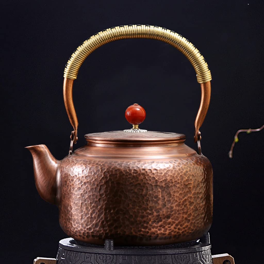 Amazon | やかん 手打ち 家庭用 中華風 やかん ハンマー柄 銅鍋