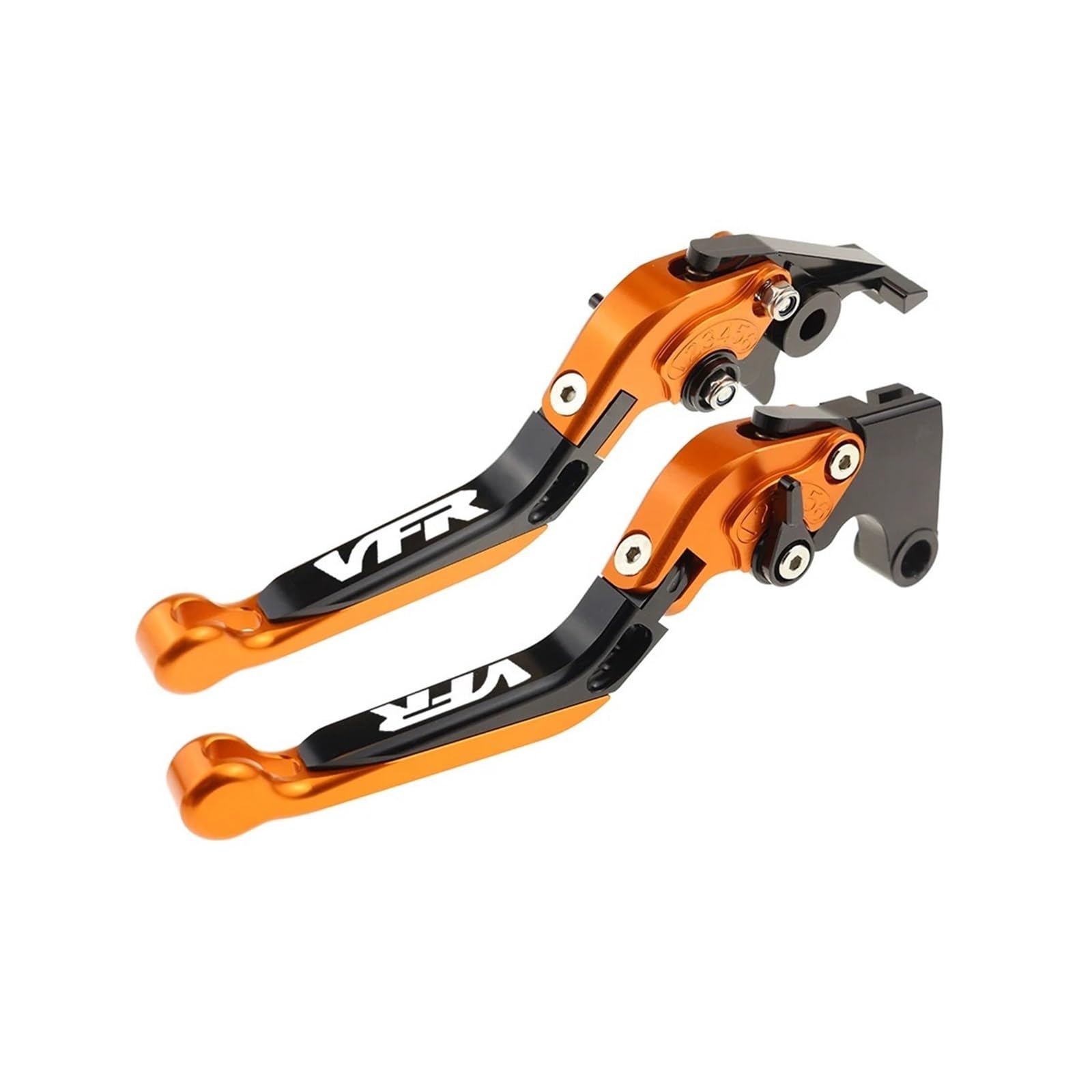 Yxbswbjd 17 Aluminum Alloy Folding Brake Lever For Vfr750/800 Motorcycle Folding Extendable Brake Clutch Levers Set(17)