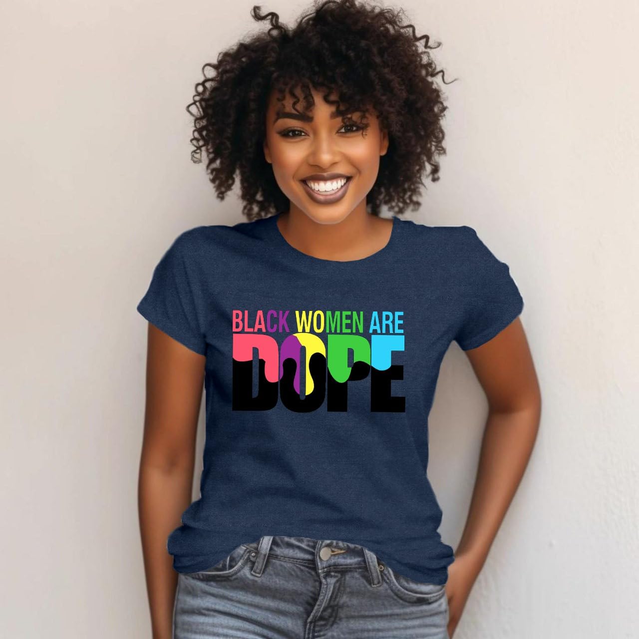 African Proud Shirts for Women Black History T-Shirt African-American Tee Tops - Image 4