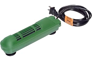 Tetra Aquatic Reptile Heater, 100 Watt, for Frogs, Newts, & Turtles (10-Gallon Tank), Green