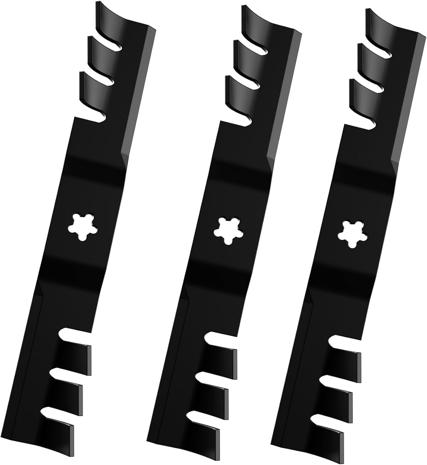 ELITEWILL 48 Inch Lawn Mower Blades Compatibe with Husqvarna Z248F YTH2348 GTH2548 YTH2148 2748GLS YTH2448 YTH2748 YTH1848XP Poulan Craftsman 575938301 532173921 High Lift Mulching Blades
