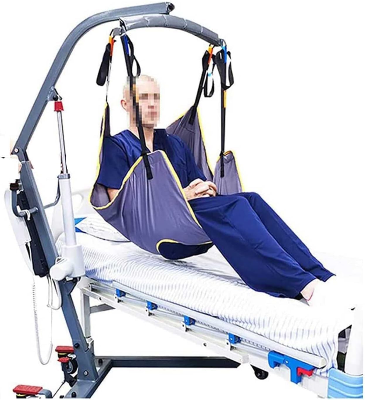 Arnés Elevación Paciente Cuerpo Completo, Arnés for Inodoro con piernas divididas, arnés de Ducha, arnés de Cuerpo Completo for Transferencia de la Cama a la Silla de Ruedas, Tumbona