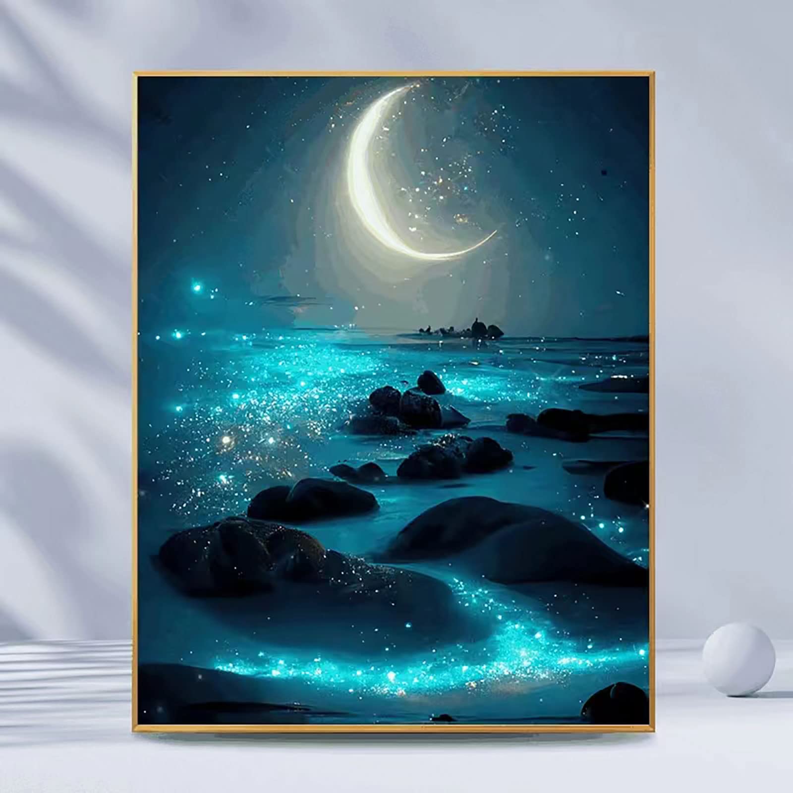 Instarry 5D Diamant Painting Full Groß 75x50cm - Galaxie Motiv Für Wanddekoration