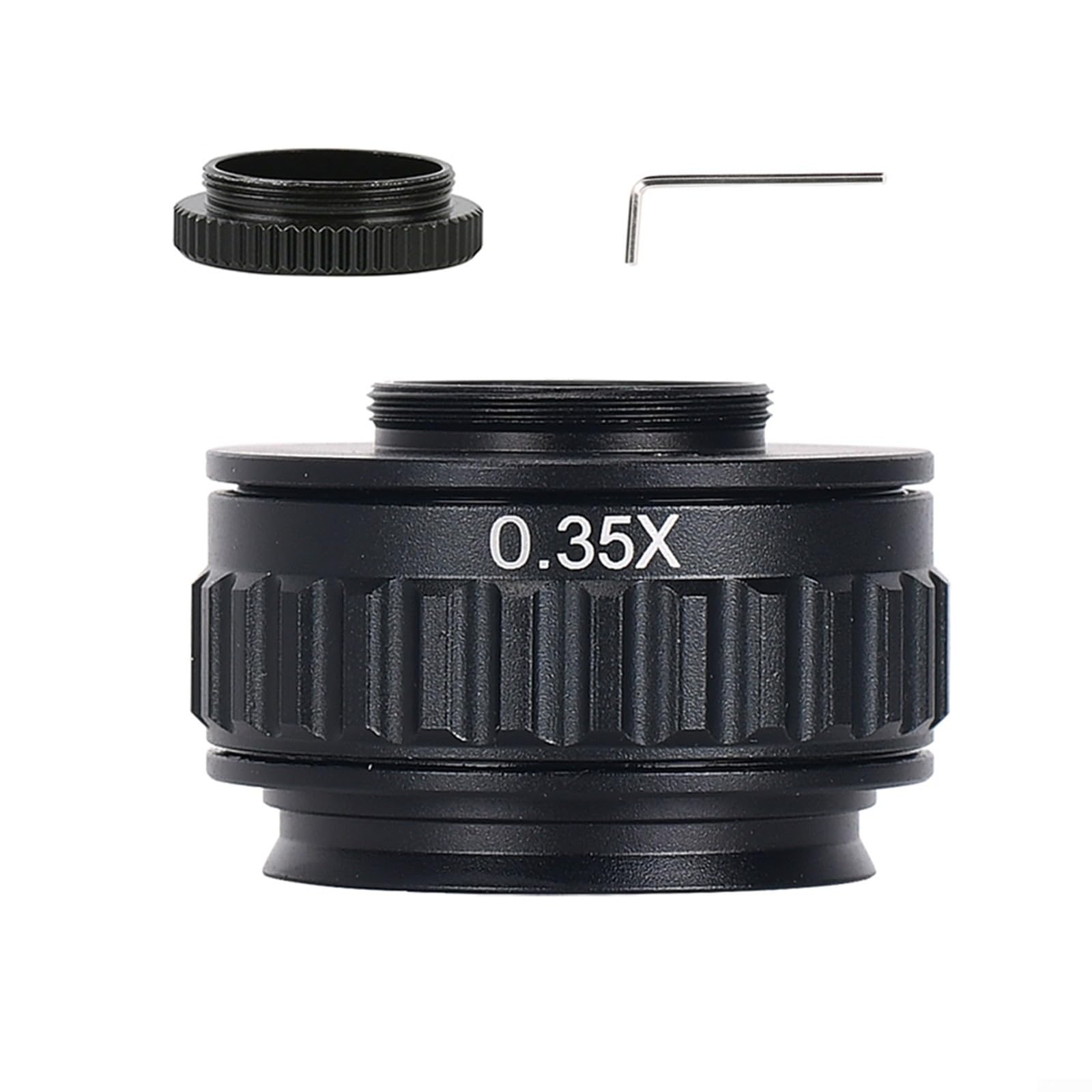 Adattatore C-Mount 0,35X per microscopio grandangolo 38 mm (0,5X)