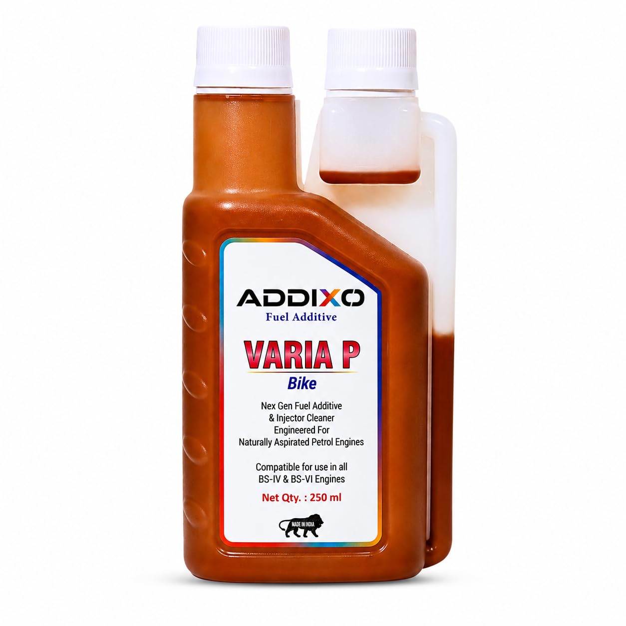 Varia P Bike Petrol Fuel Additive & Injector Cleaner 250ml | Improves Mileage & Engine Performance | E20 & BS6 Compatible | Fuel System Cleaner for Motorcycles | Petrol Fuel Additive for Bikes E20 & BS6 Compatible-image-11