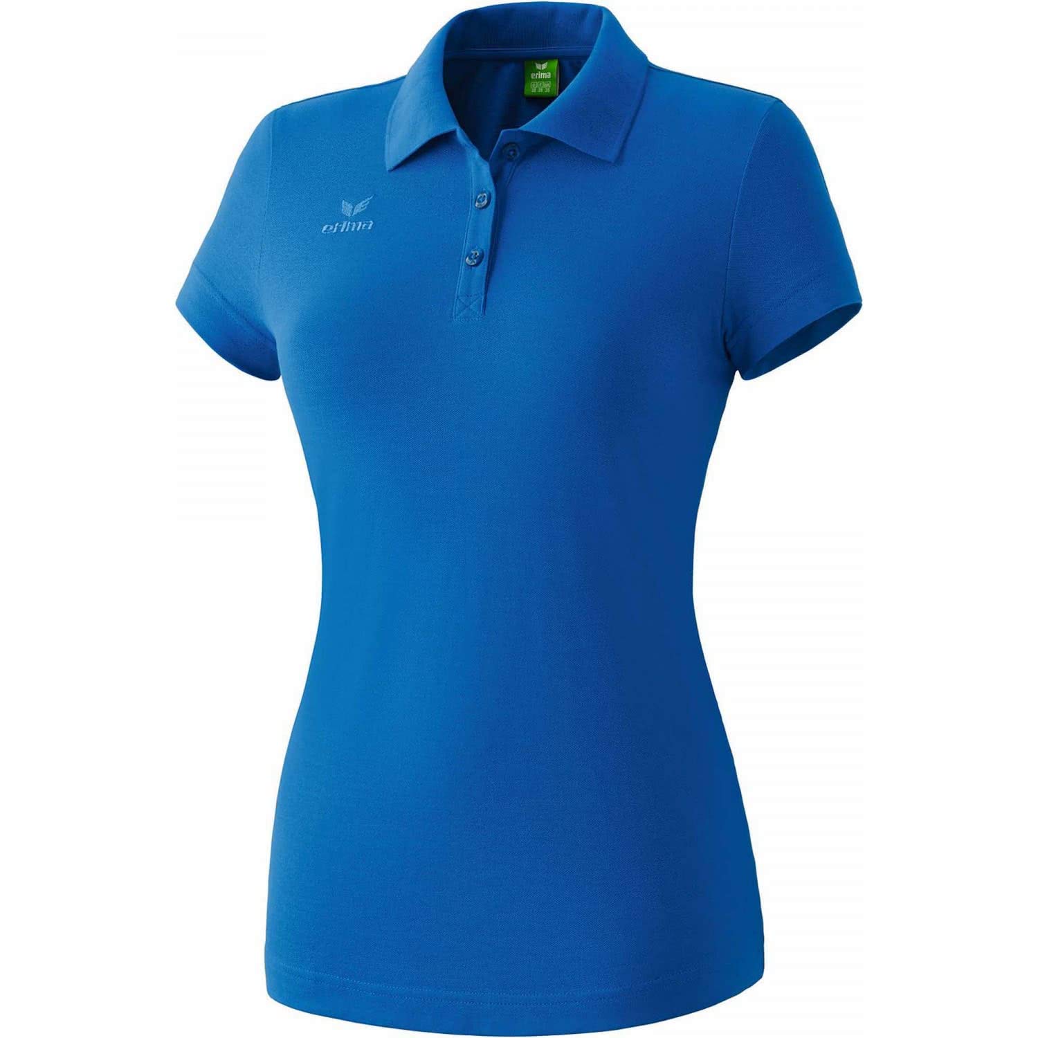 Erima Women's Casual Basics Teamsports Polo Shirt - New Royal Blue, Size 34