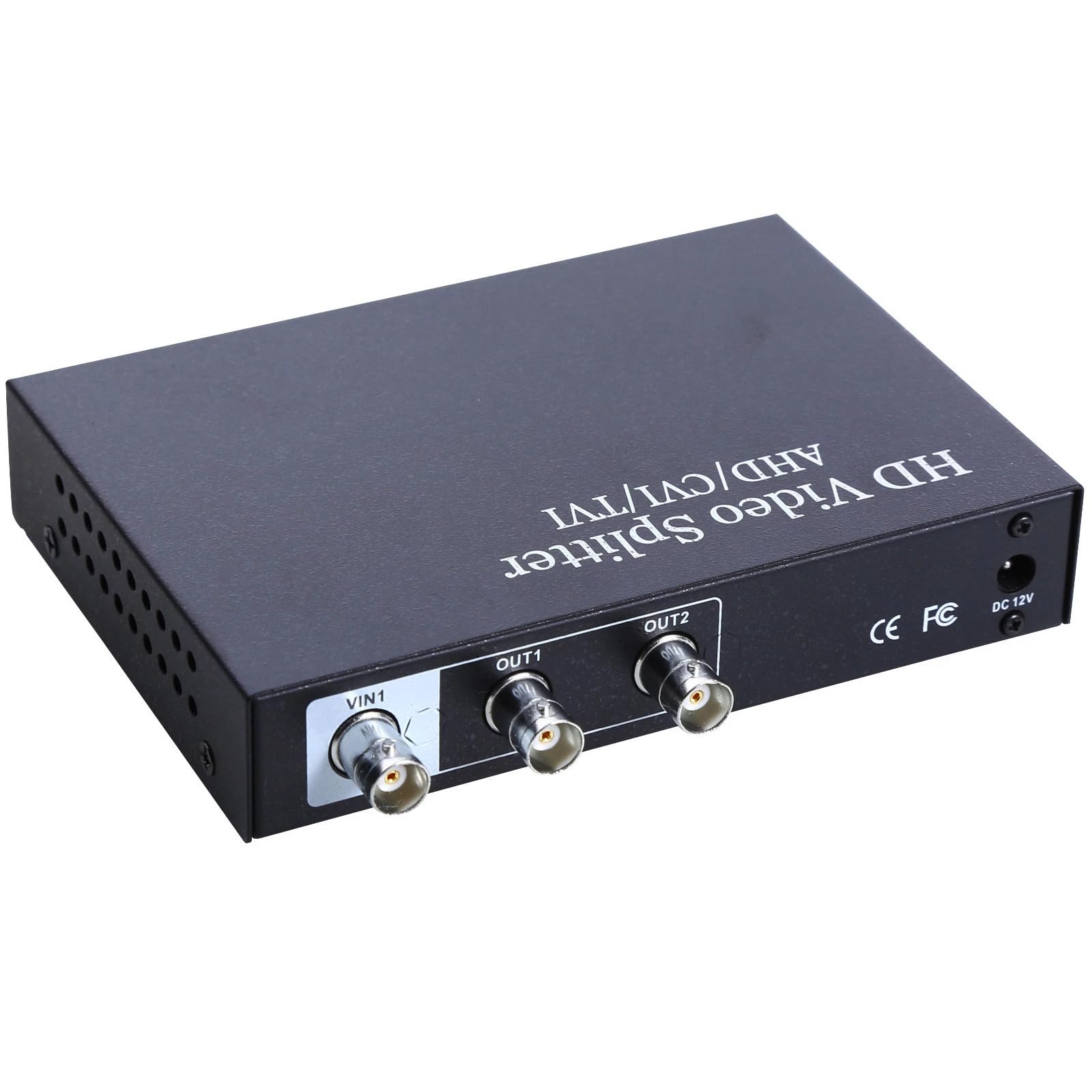 Uhppote - Splitter/distributore/amplificatore video HD AHD/CVI/TVI, con connettore coassiale BNC