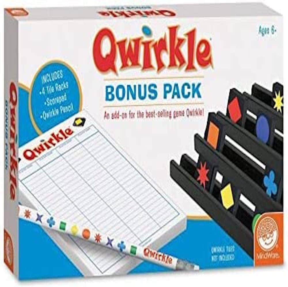 MindWare , Qwirkle Bonus Pack, Board Game, Ages 8+, 24 Players Amazon