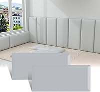 Vista 1 de Acolchado de Pared 3D Anticolisión para Niños, Paneles de Pared Tapizados Autoadhesivos, Cabecero Queen, Calcomanías Decorativas de Protección