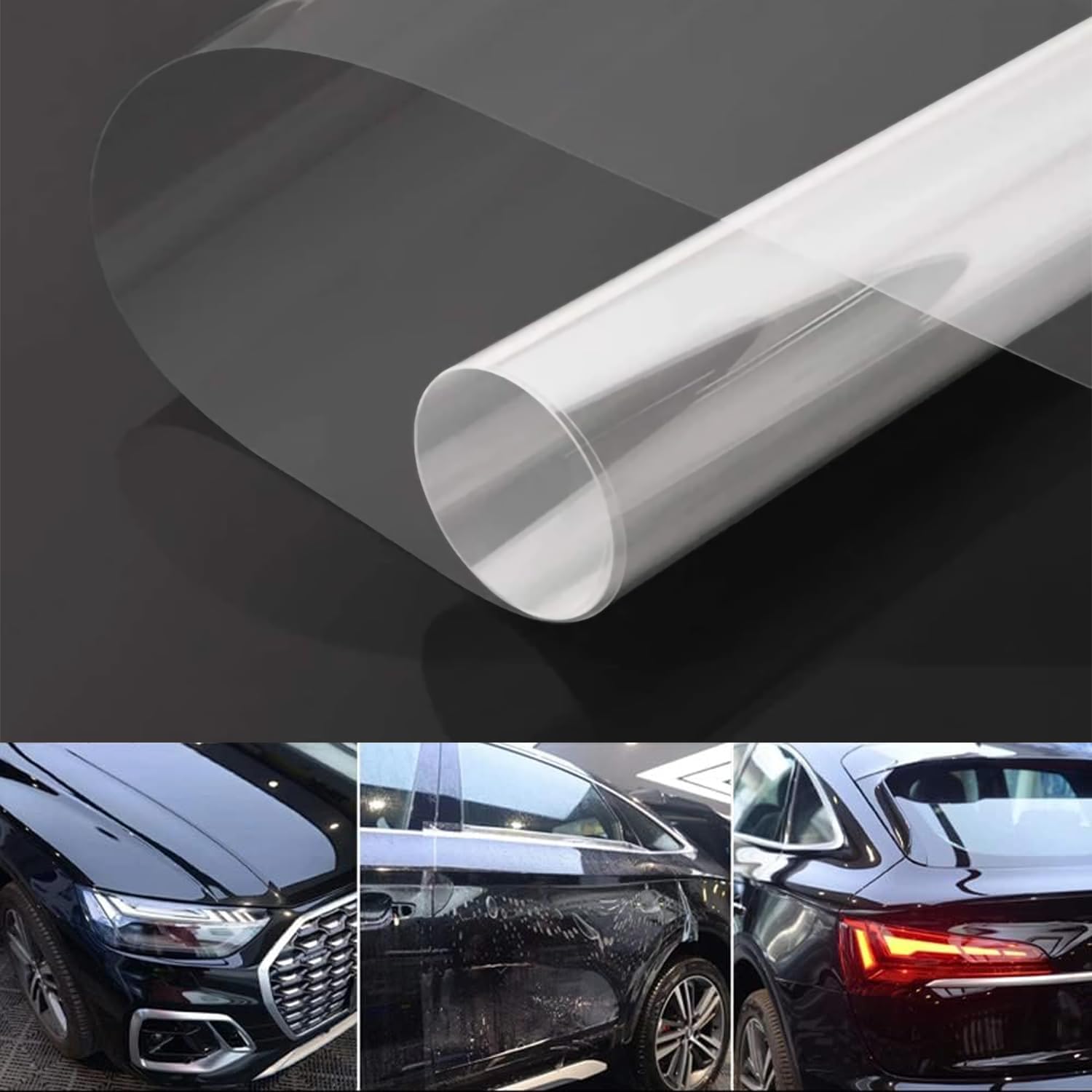 愛車を傷から守る プロテクションフィルム カーラッピングシート 傷防止フィルム 保護フィルム 車 保護フィルム 車 用 プロテクション フィルム 車 傷防止テープ Arespark 150 x 30cm ポリ塩化ビニル クリア