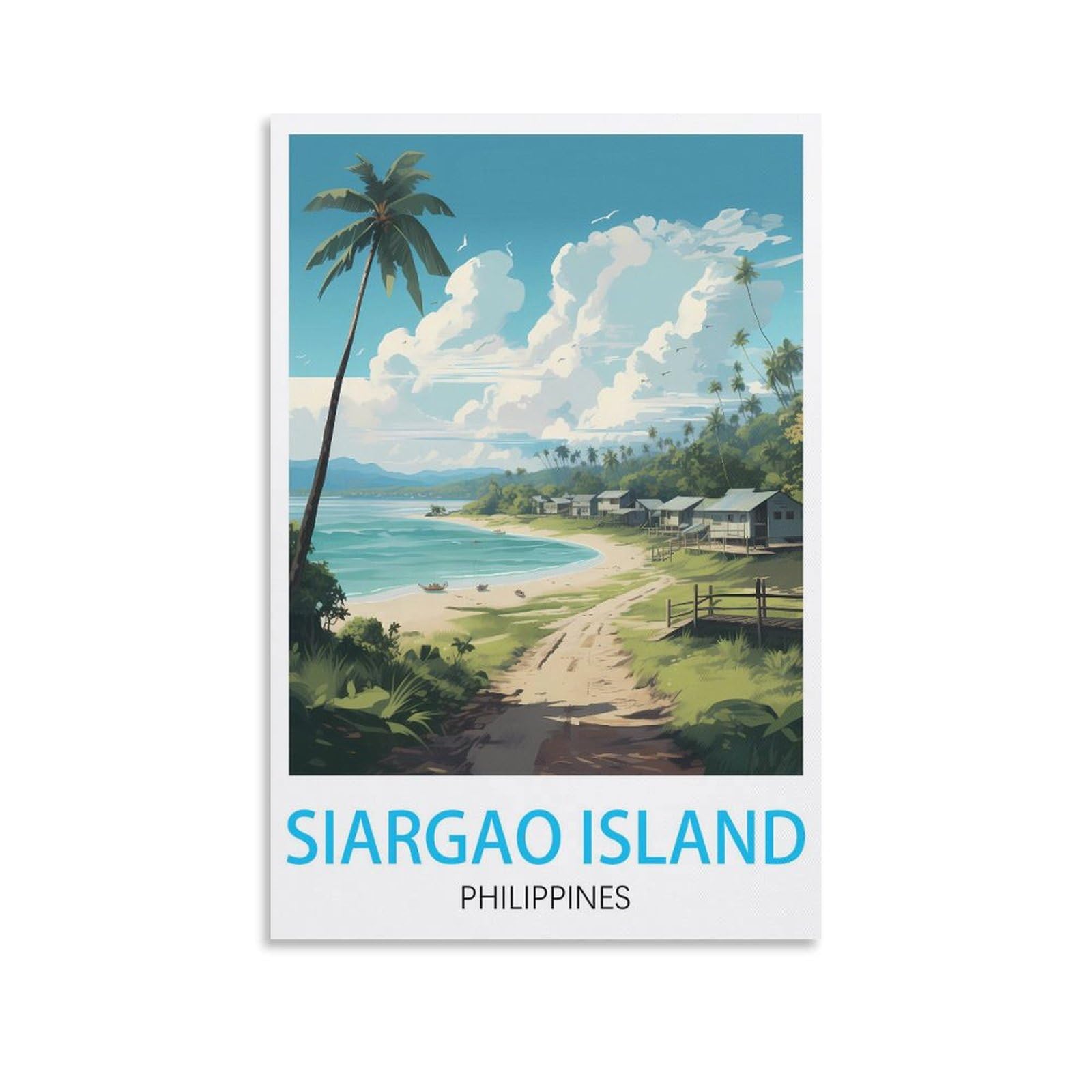 2000 Teile Puzzles, Siargao Island Philippinen Puzzles 2000 Teile Teenager Kinder Puzzles Spielzeug Gehirn-Challenge Puzzle 70x100cm
