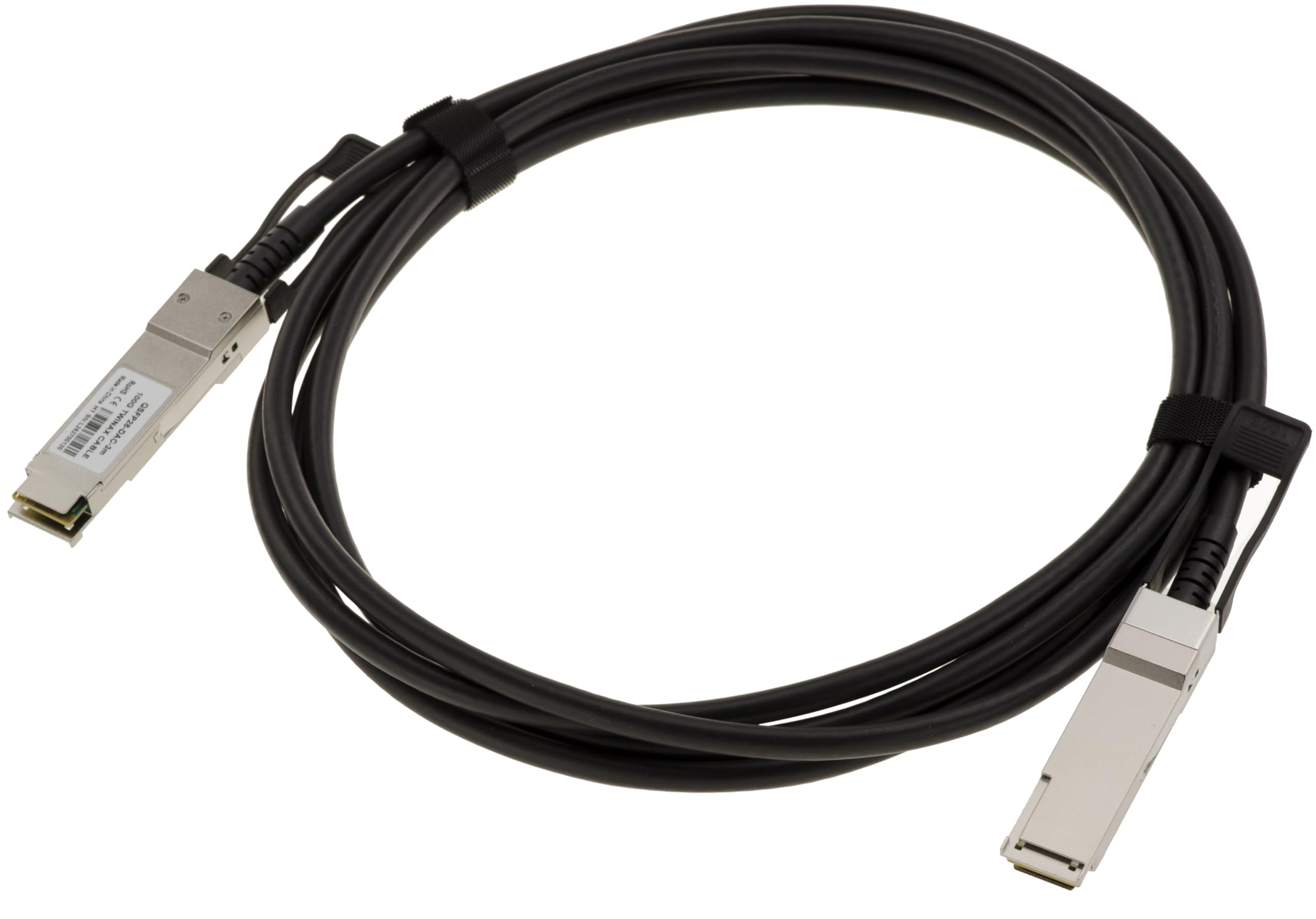 KALEA-INFORMATIQUE Cavo di rete tipo TWINAX DAC per connessione QSFP28 100G lunghezza 3M