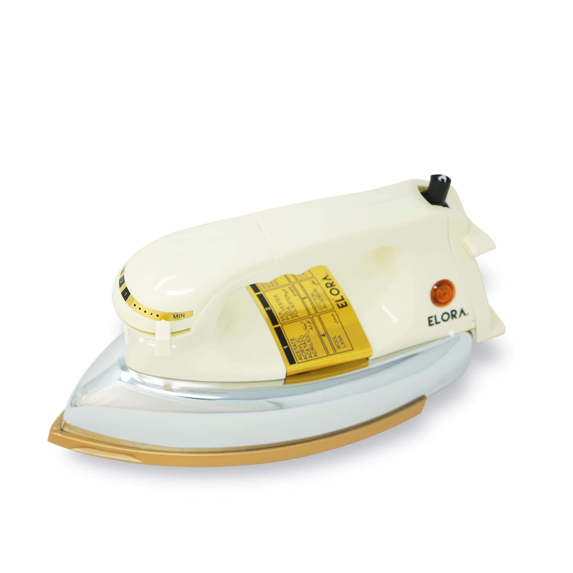 Heavy duty Dry Iron | Non Stick Coated Sole Plate Automatic cutoff Over heat Protection | 10 Year Warranty | EL DL 6002