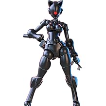 Sheik Mainland 1/18 3MIN-A Project Swift Stranger Black, Model Kit - 2PCS, 4'', Highly Movable Collection Model Figure Gifts Model Kit, Age 15+
