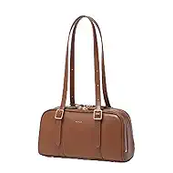 Keyli Swing Zip Shoulder Bag Fashion Purses for Women, Leather Shoulder Handbag Top-Handle Hobo Bags with Adjustable Strap