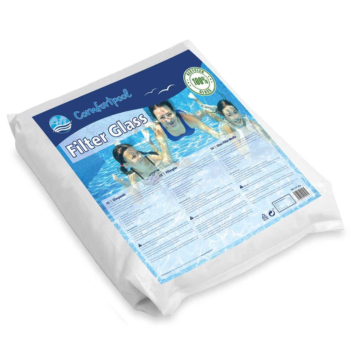 Vetro filtrante | Filtrazione sostenibile per Piscine – 20 kg
