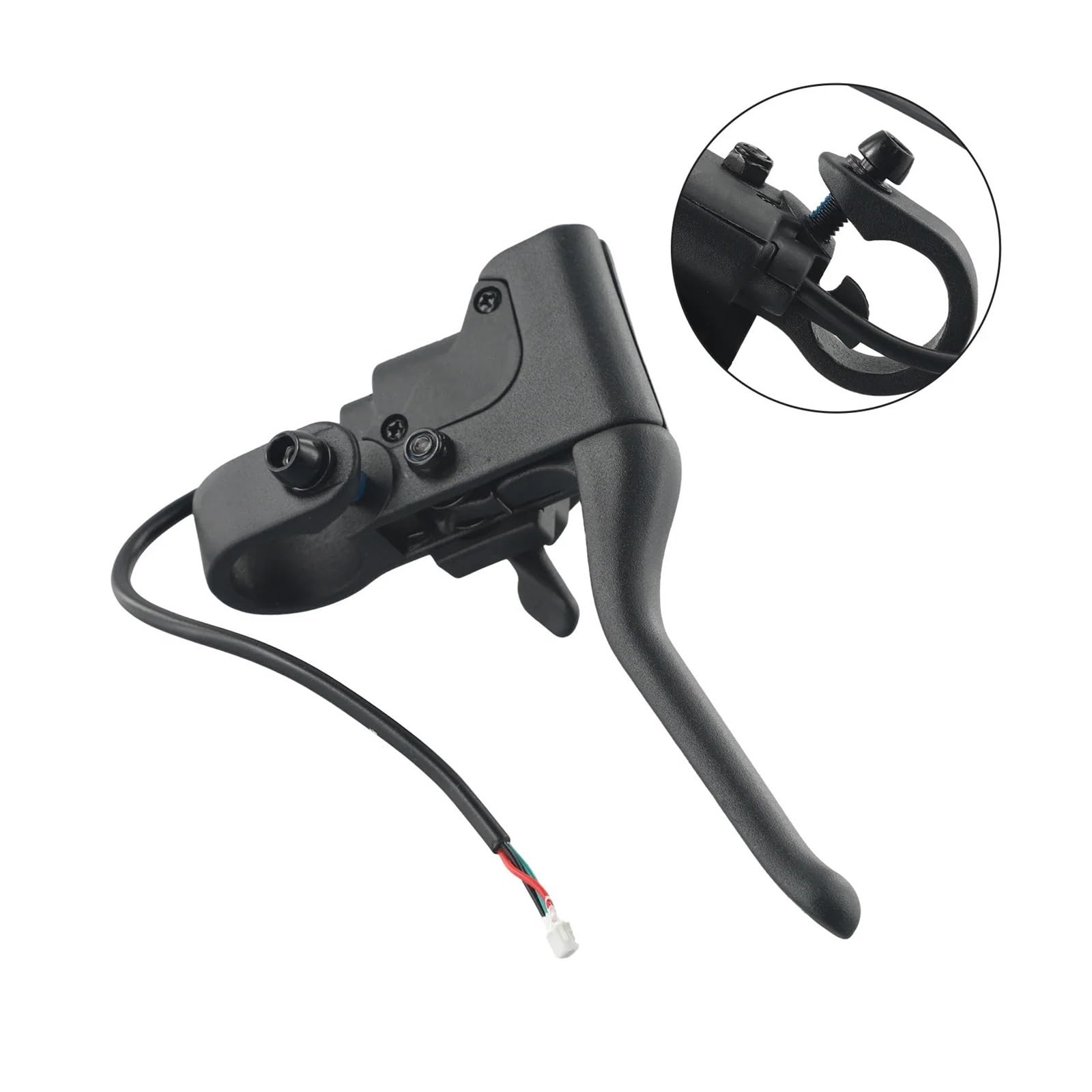 Leva Freno di Alta qualità Leva Freno Lega di Alluminio Maniglia Freno Sostituzione Leggera Compatibile con Ninebot Max G30(Brake with Bell)