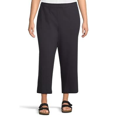 Eileen Fisher Plus Size Straight Cropped Pants Women
