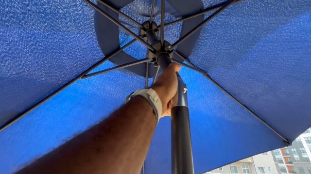 blissun 7.5 patio umbrella Watch ft Deck REVIEW on Amazon Live 4.2 MINT UNUSED Vintage Swiss Color:MEADOW FLORAL BLACK/BLACK/WHITE colors may appear slightly