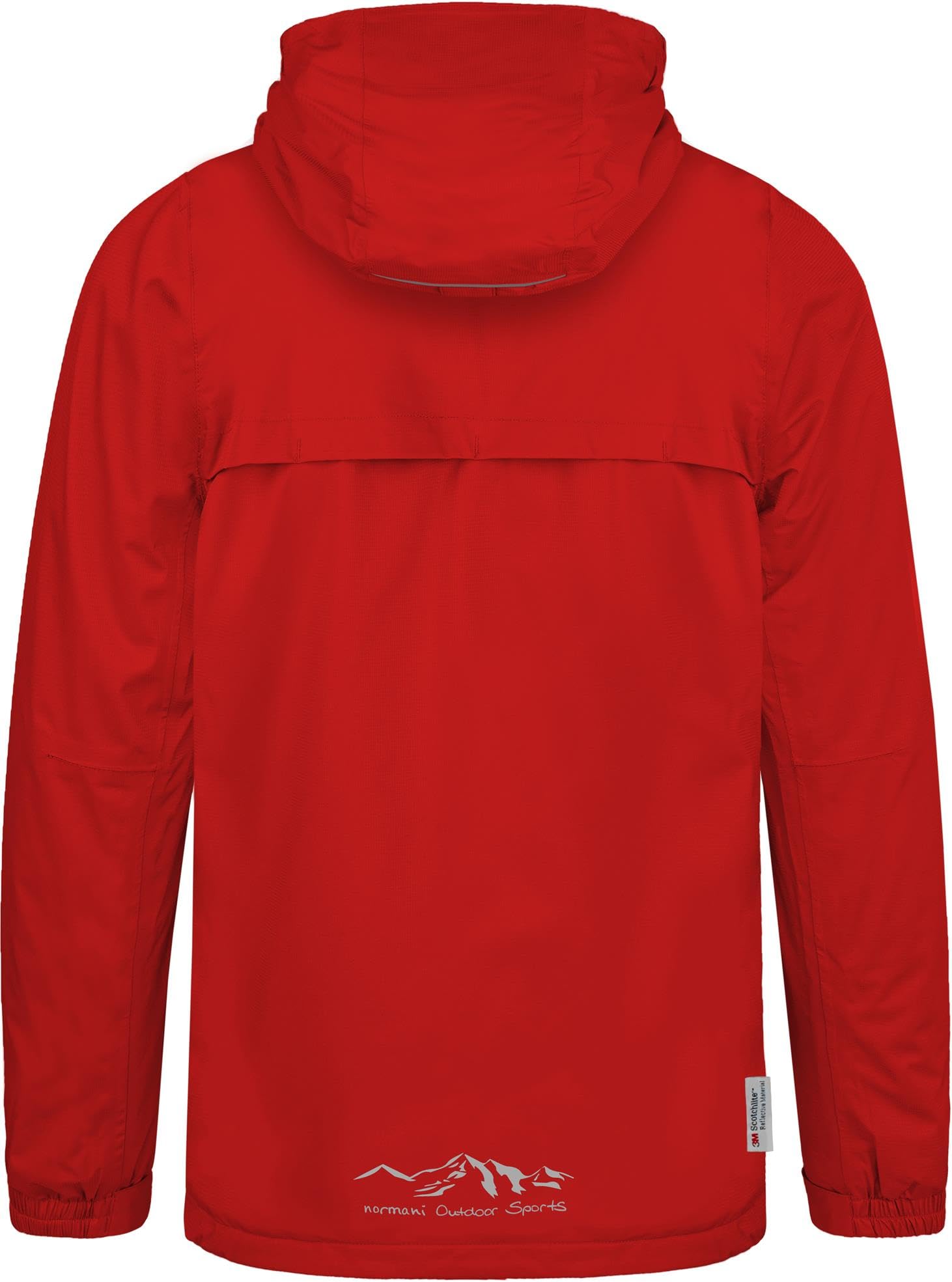normani Kinder Kids Regenanzug aus Regenjacke mit Kapuze und Regenhose - 100% Wasserdicht + Winddicht absoluter Wetterschutz