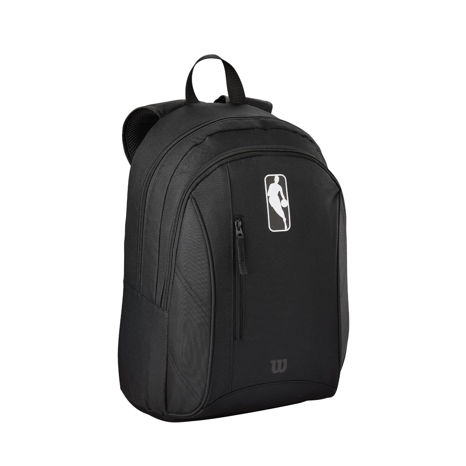 Wilson NBA Rucksack, Polyester-Basketball-Rucksack, Für mühelosen & stilvollen Transport, Farbe: Schwarz