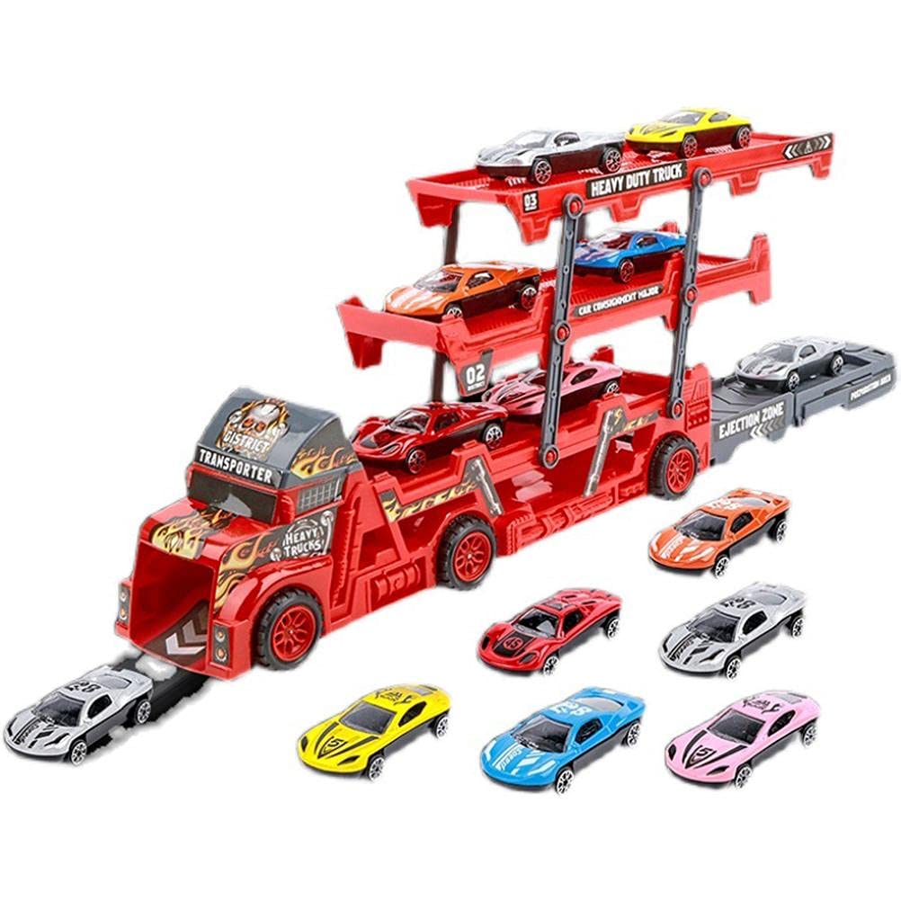 Jouet Voiture 10 Pièces - Avec Sons Et Lumières - Pour Enfants 2-5 Ans - Cadeau Garçon