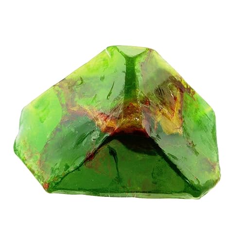 Miniatura 2 de SoapRocks TS - Jabón de granate rosa y verde que parece una roca ~ 6 oz. Gem Rocks Birthstone Jabón Gemstone