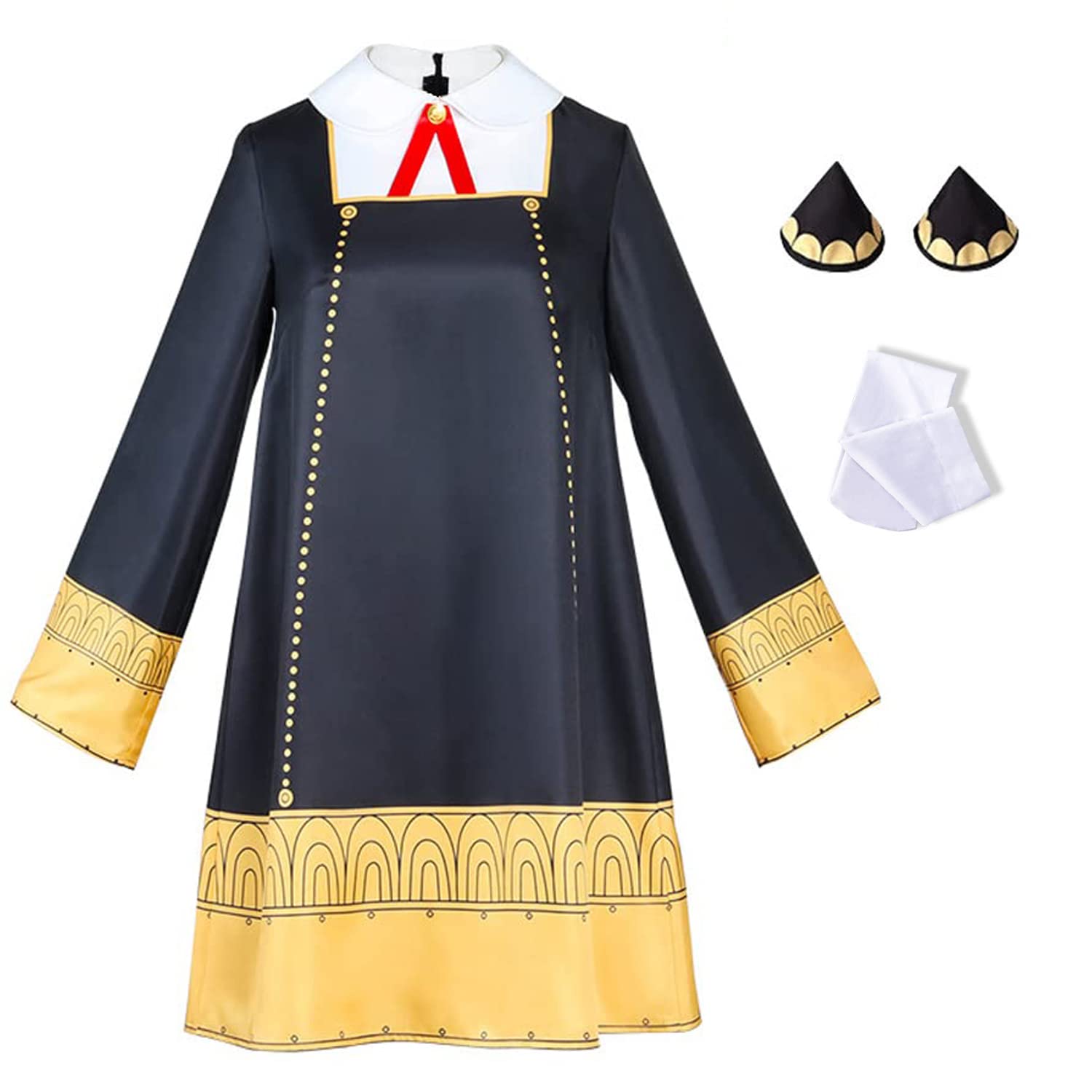 Anya Forger Cosplay Costume Dress up School Uniform Halloween Party Outfit Full Set