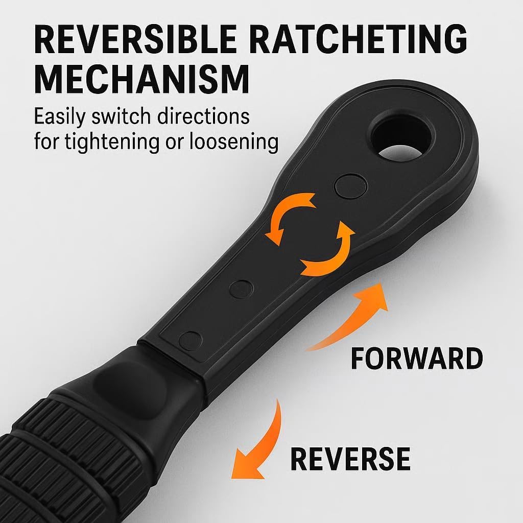 2 in 1 Drill Chuck Ratchet Spanner, 2-in-1 Ratchet Drill Chuck Key Wrench, Universal Double Head Chuck Key Replacement Tool, Multi-Function Clamping for Electric Drills Power Tools (3)