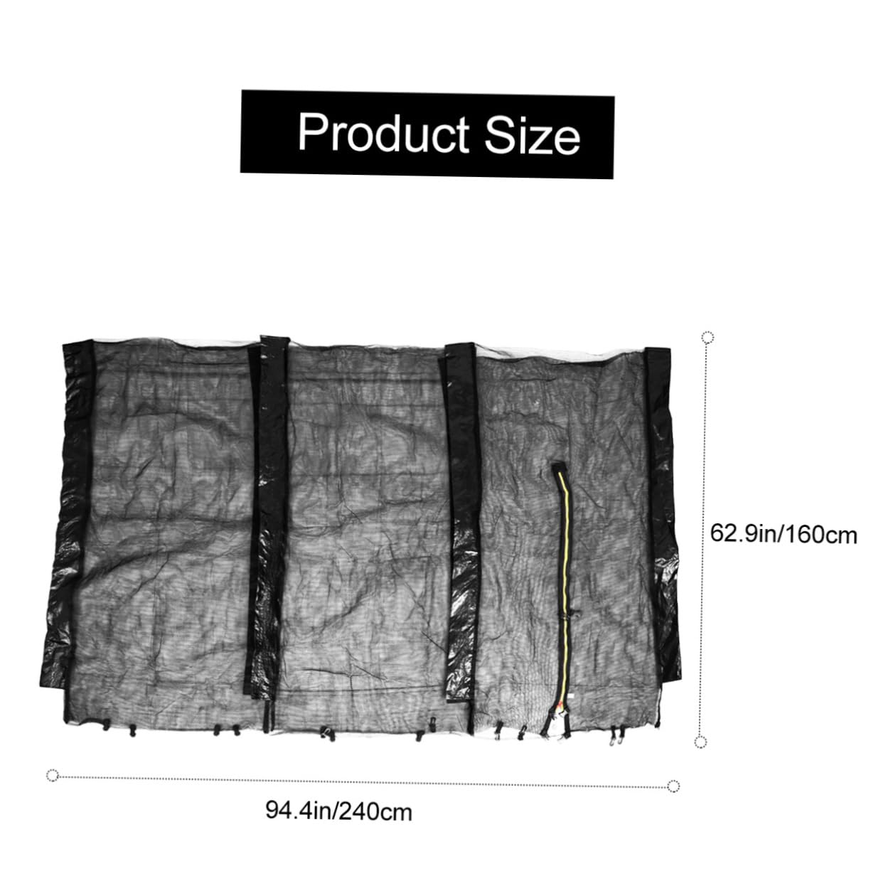 GOOHOCHY Replacement Safety Net for Trampoline Trampoline Protection Child Straight Poles