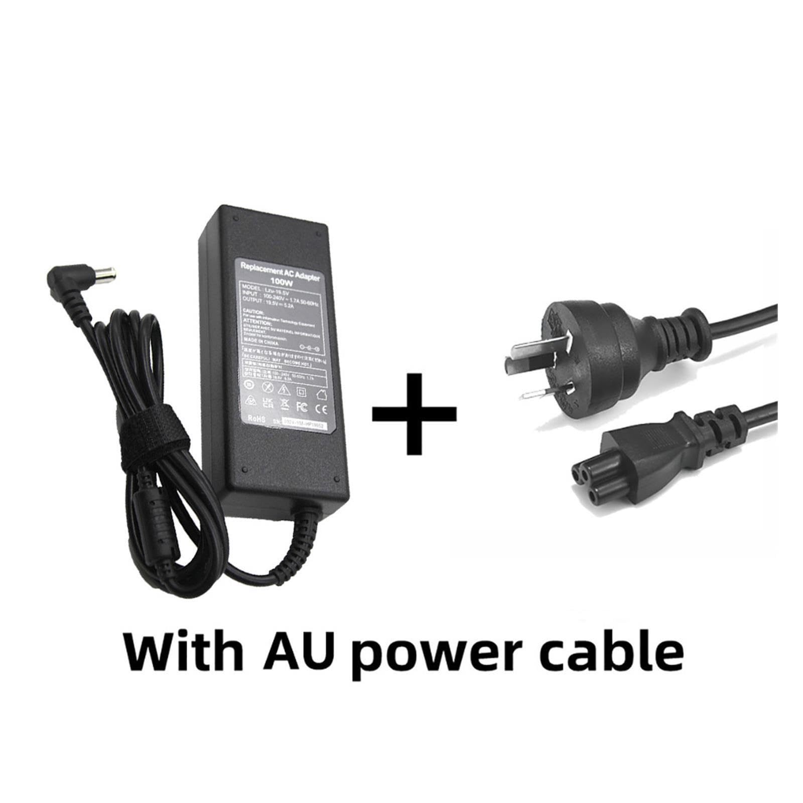 Adattatore CA for Caricabatterie 19,5 V 5,2 A 100 W 6,5 * 4,4 Mm, Compatibile Con Sony, Compatibile Con VAIO, PCG-61511L VGP-AC19V20 VGP-AC19V29-AC19V31-AC19V32 33(With AU plug)