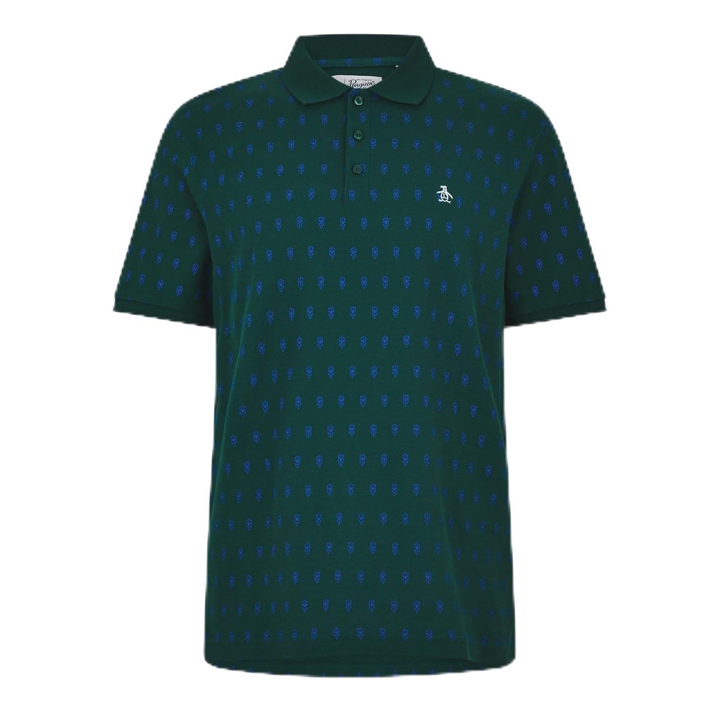 Original Penguin Mens Minimal Polo June Bug M