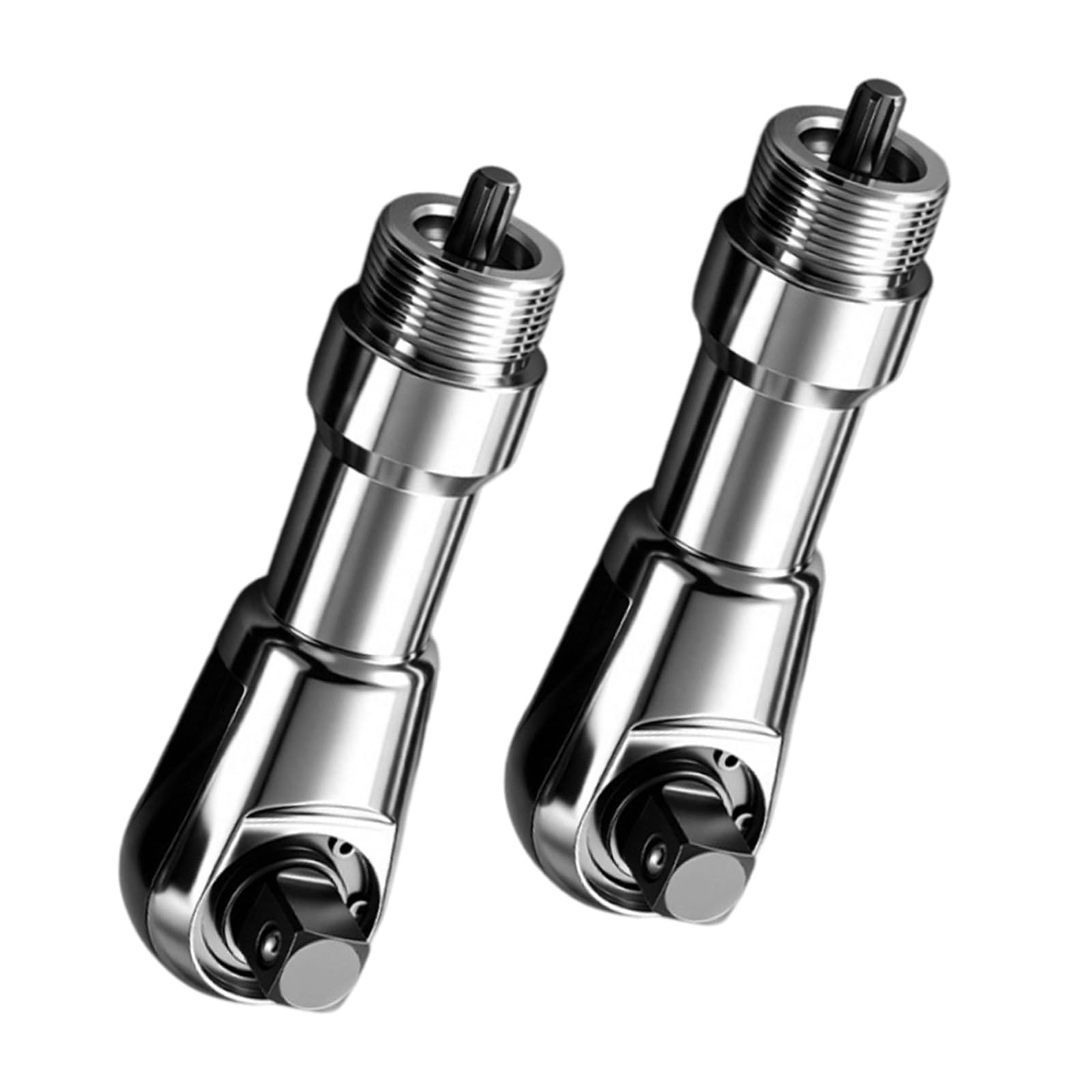 Tfaoys Silver Lightweight Ergonomic 5 Degree Swing 28Mm Ratcheting Wrench Spanner Head With 72 Tooth Design For Car Home Repairs 2Pcs Ratcheting Wrench Spanner Head