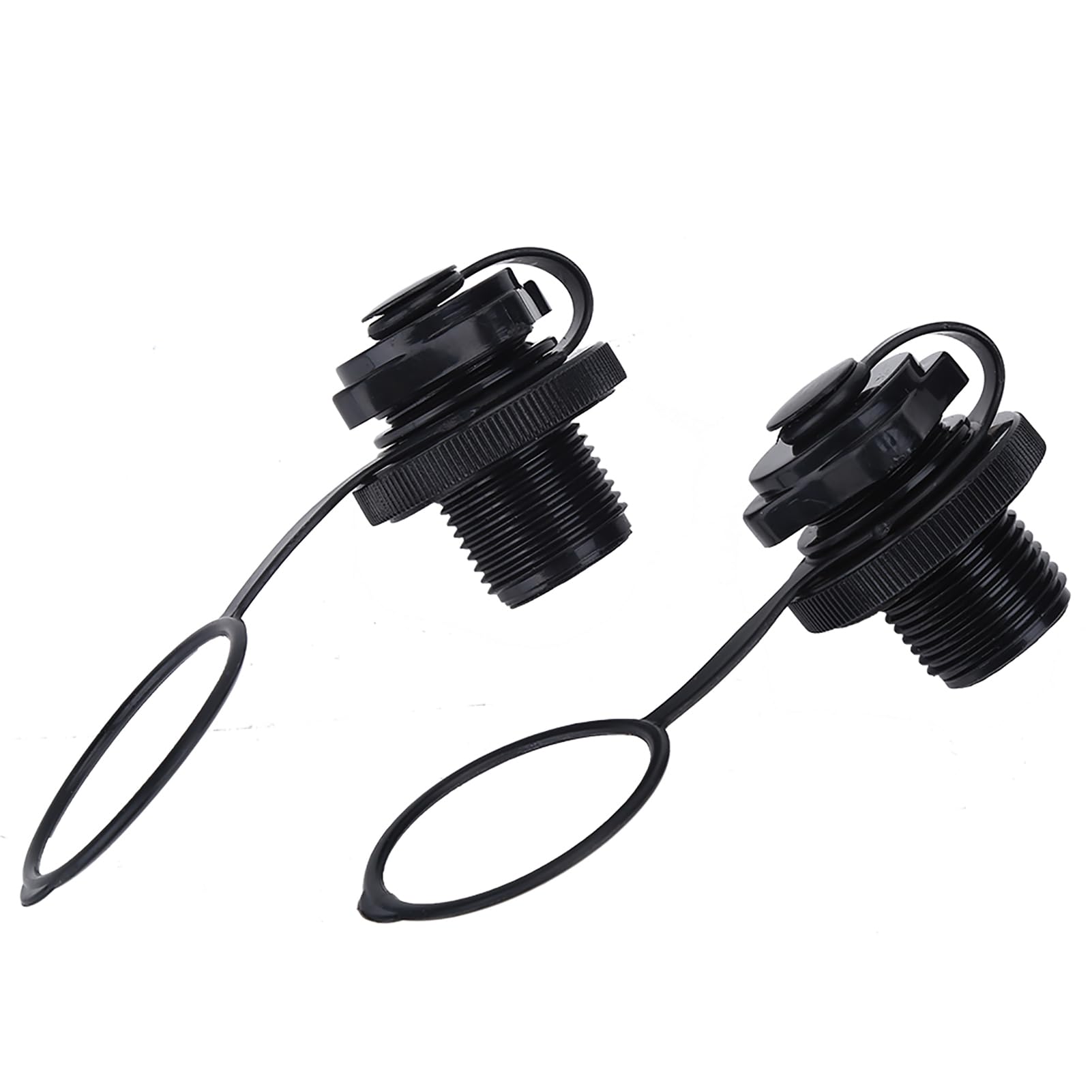 Valvola Gonfiaggio Gommone, Fydun Tappo Valvola Aria Gas in PVC - per Gommone, Kayak, Canoa - Protezione Contro le Perdite a Doppia Guarnizione - Accessorio Barca Gonfiabile