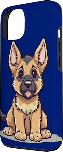 Miniatura 2 de Funda para iPhone 13 Super Cute Pastor Alemán Cachorro