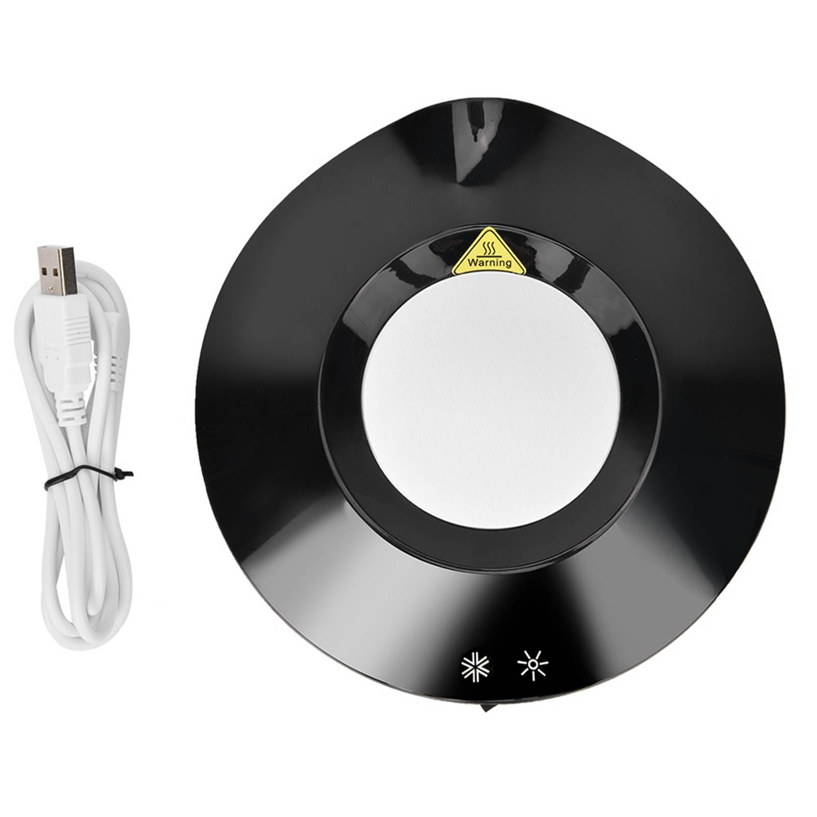 Calentador y Enfriador de Bebidas USB C Enfriador de Bebidas USB Abs USB Power Office Hogar Frío Caliente Posavasos de Doble Propósito Taza de café Alfombrilla Aislada (Negro) (Negro)