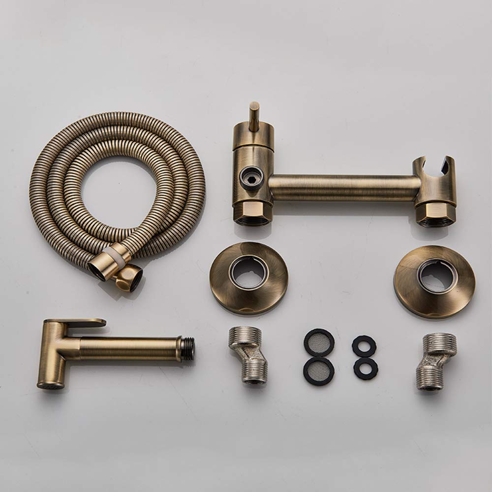 Zabytkowa Brązowa Bateria Wannowa Sitz, Ręczny Bidet | Przyjazne Dla Dzieci I Osób Starszych, Higiena Menstruacyjna Dla Kobiet I Higiena Osobista W łazience (Antique Bronze B)