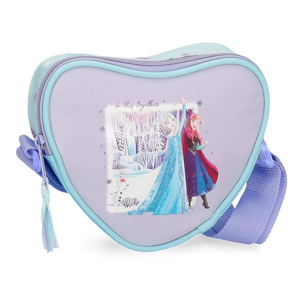Joumma Disney Frozen in This Together Shoulder Bag Lila 17x14,5x4 cm Polyester