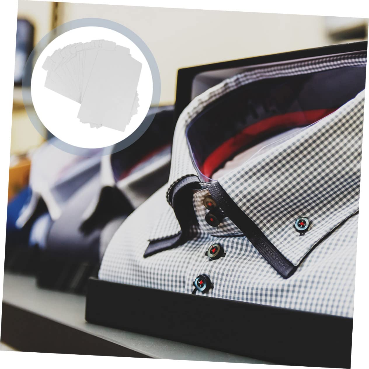 Cabilock 30 Piezas Camisa De Cartón Tabla De Ropa Plegable Camiseta De Cartón Carpeta De Camisa Profesional Cartón para Camisas Carpeta De Ropa Papel Pinza De Ropa Anti Arrugas