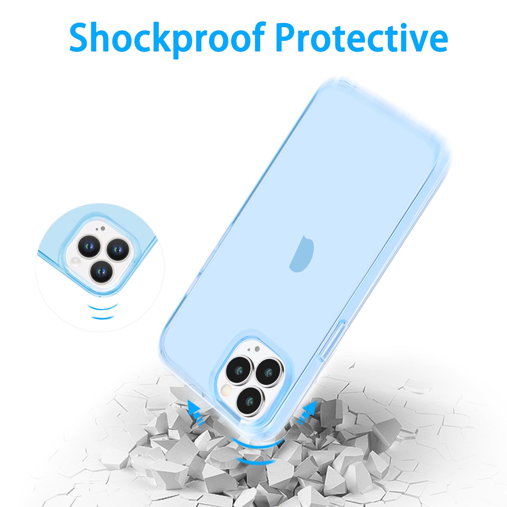 Amazon.com: JJGoo Compatible with iPhone 15 Pro Case Clear, Soft