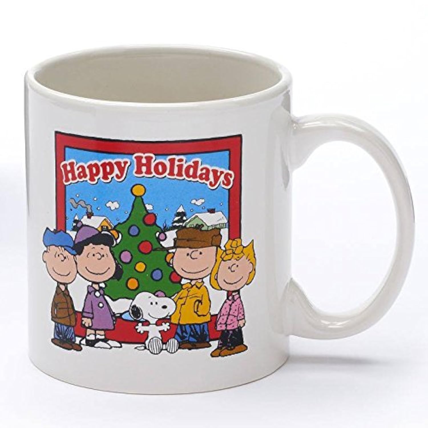 ICUP Peanuts Happy Holidays Mug, Multicolor