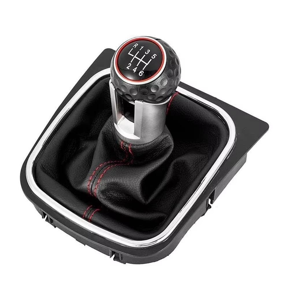 YDXHERTA Auto Accessory Gear Shift Knob for Golf 5 MK5 R32 GTD GTI Golf 6 MK6 R20 2004-2013 Car Stick Lever Shifter Handball(6 Speed)