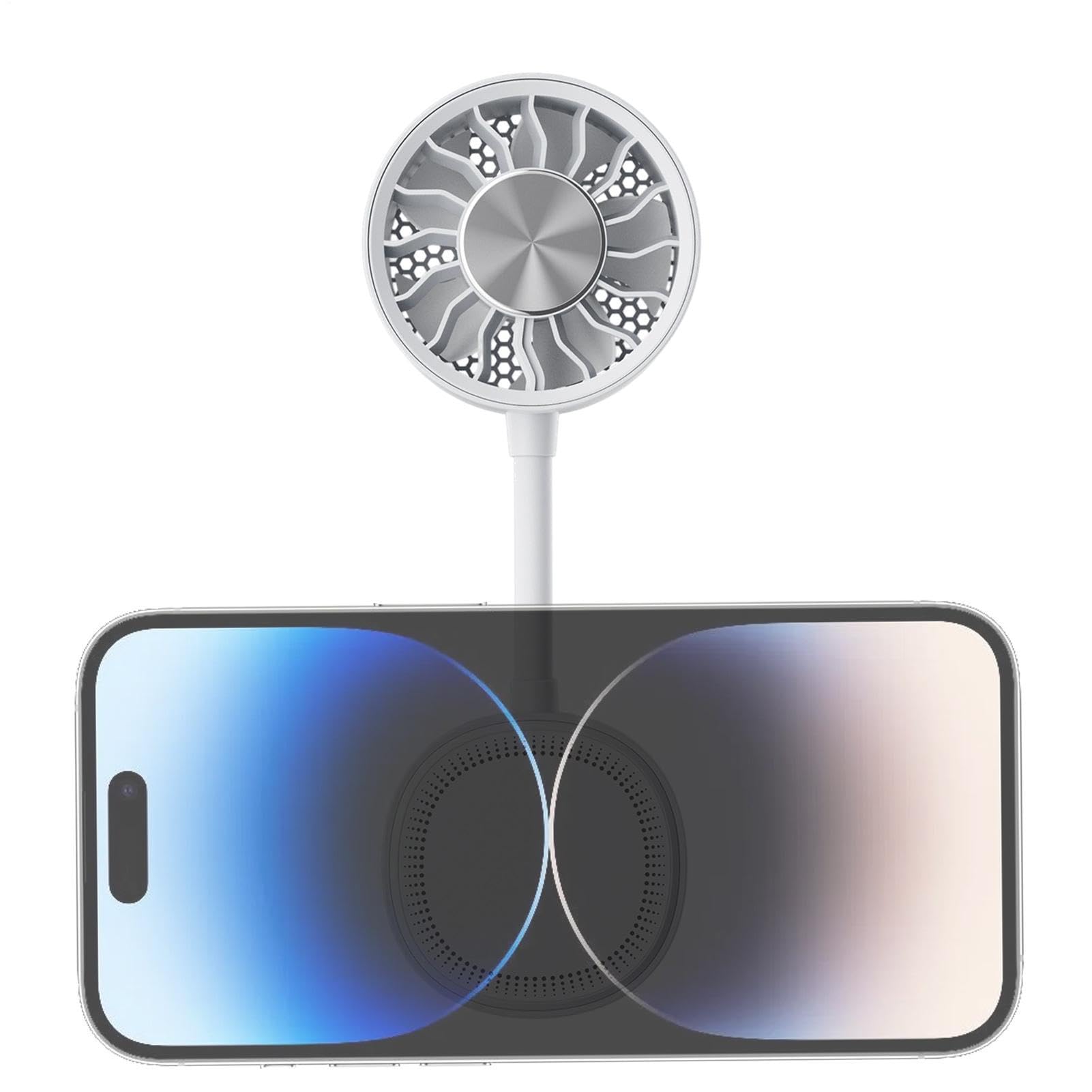 Ventilateur à main rechargeable aimanté avec pince pour chambre bureau et voyage d'été