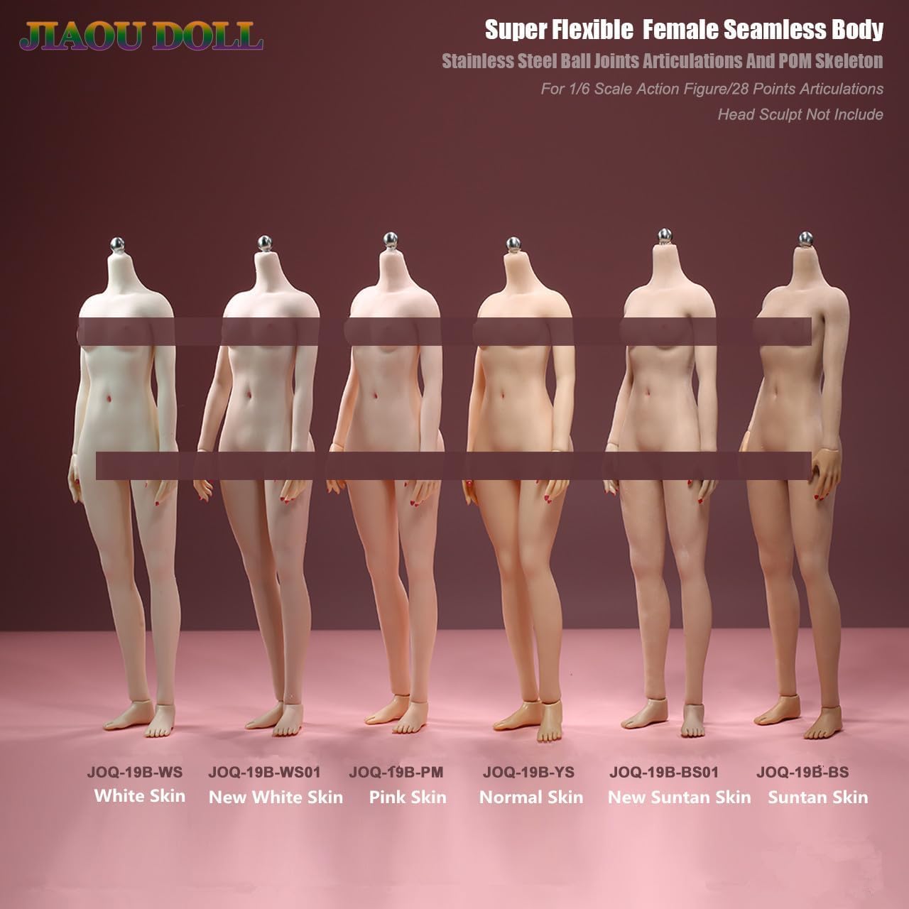 Amazon.com: RoofWorld 1/6 Scale Female Body Teenage Girl Narrow