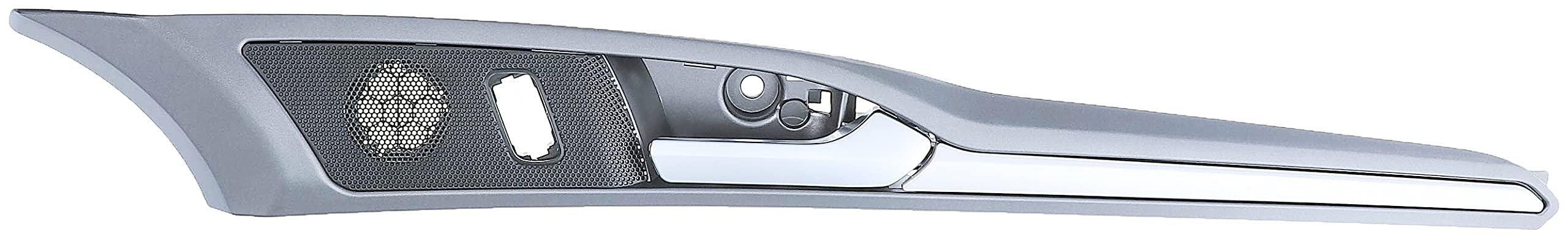Ama Maniglia Sinistra di Ricambio per Sportello Trattori - Adattabile per Fiat e Ford 5108382, Colore Nero, Peso 500 g