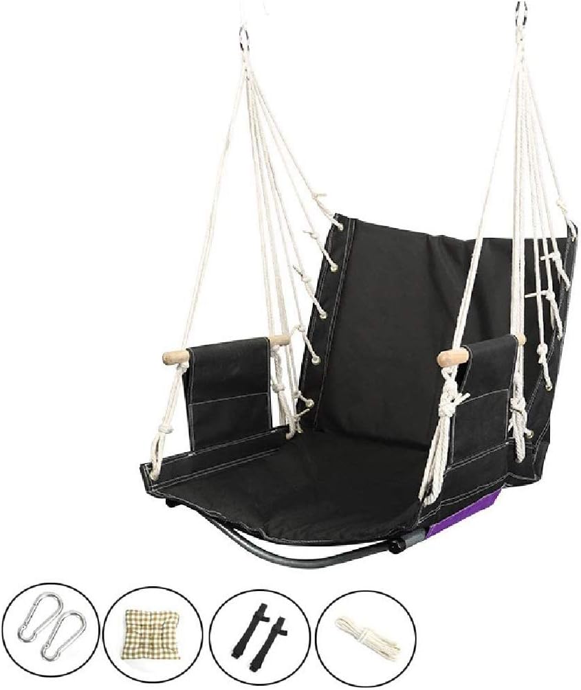 Hammock Swing Bedroom Chair 100kg Capacity, Relax Hanging Chairs for Indoor/Outdoor/Patio/Porch