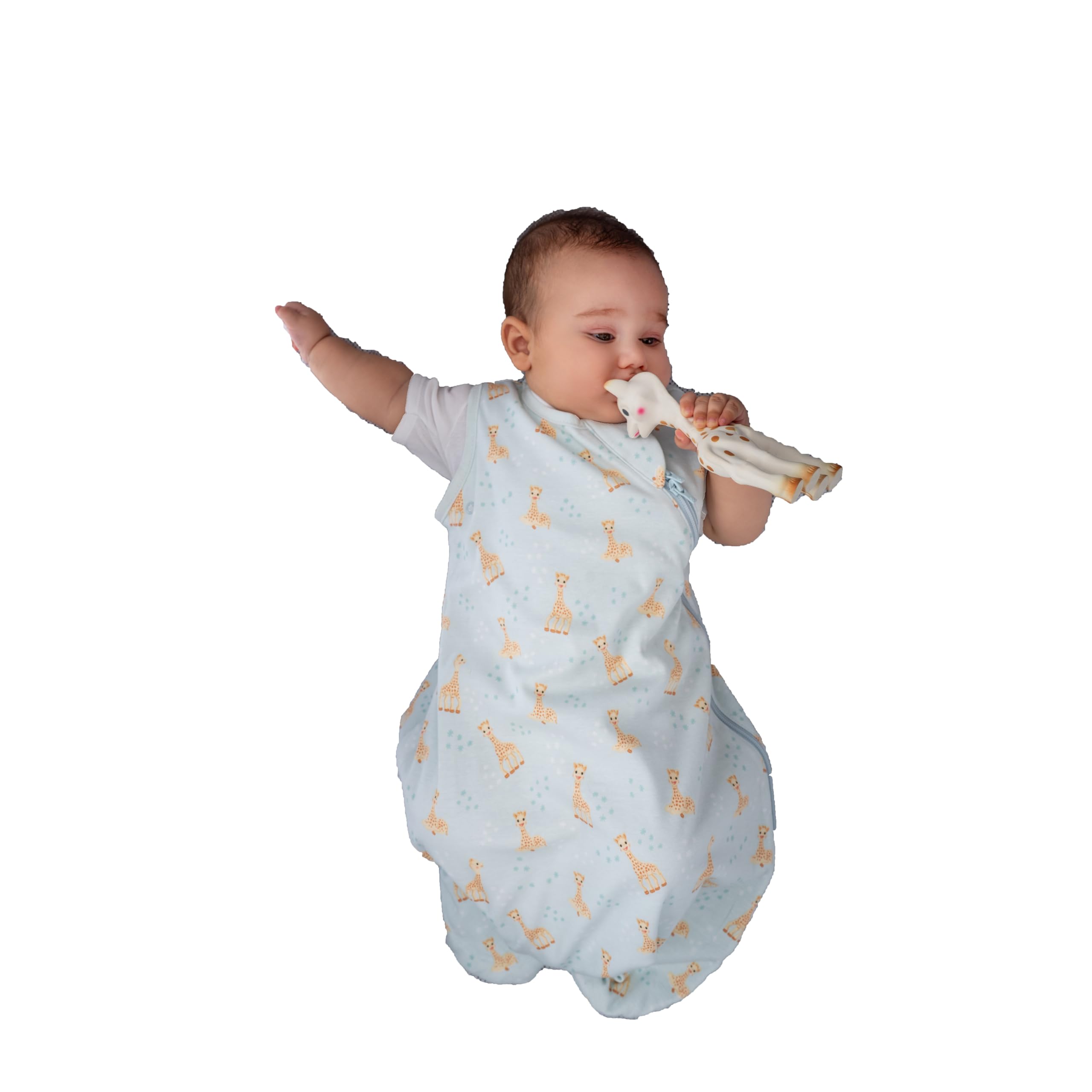 BlissSac Baby Schlafsack 1.0 TOG – Bio-Baumwolle – Ärmelloser Schlafsack für Babys 0–36 Monate