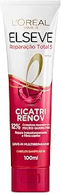Leave-In L'Oréal Paris Elseve Reparação Total 5 Cicatri Renov, Reparação Instantânea, Desembaraço Imediato, Repara os Danos Fio a Fio, Para Todos os Tipos de Cabelo 100ml